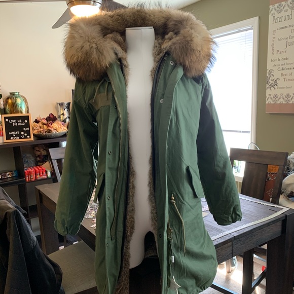 Jackets & Blazers - Brand New Real Fur 3/4 length Parka